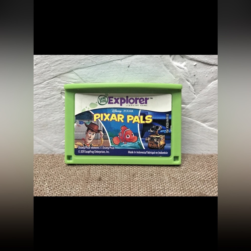 Pixar Pals LeapFrog Leapster Explorer Learning Game Tested Works Cartridge Only